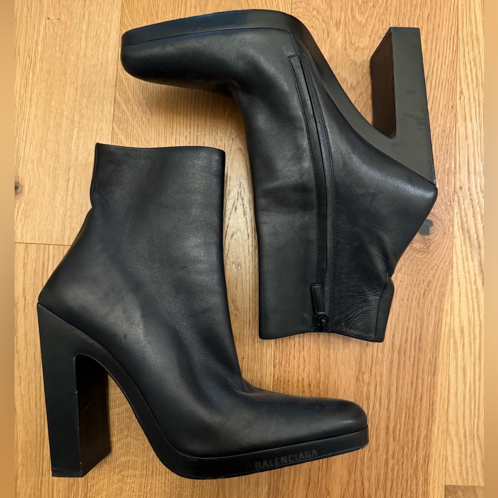 Balenciaga Leather Boots